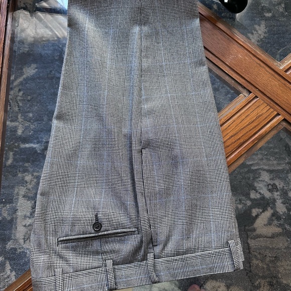 Brooks Brothers Red Fleece Black/Blue Glen Plaid Suit - Picture 5 of 9